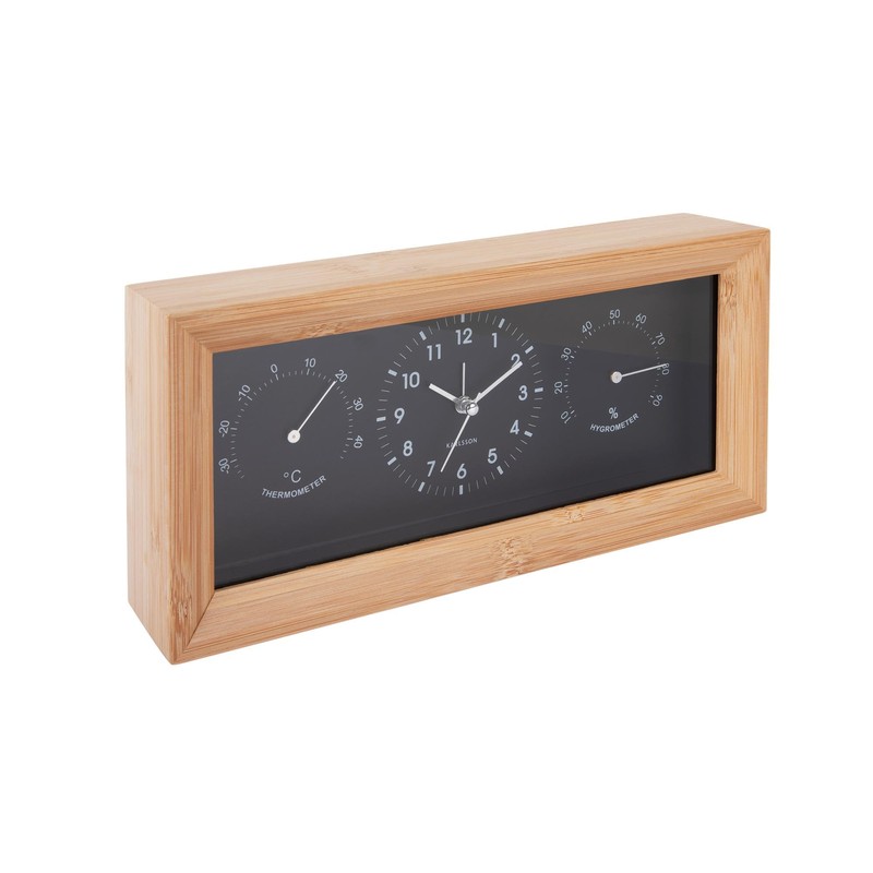 Karlsson Neat Rectangle Alarm Clock – Black – 26 x