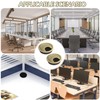 2Pcs Desk Grommet, Alloy Desk Cable Hole Round Cable Grommet