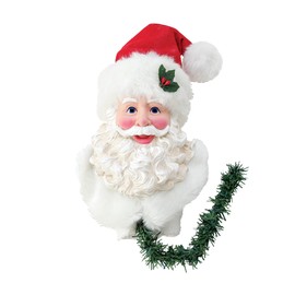 Department 56 Possible Dreams Santa Saint Nick in a Cinch Tree Topper Set, 12 Inch, Multicolor