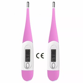 Genial Digital LCD Thermometer Medical Baby Adult Fever Kids Mouth Armpit Fahrenheit - Buy 2