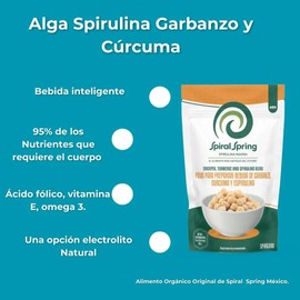 Bolsa De 200g Alga Spirulina  Garbanzo  Cúrcuma