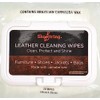 Leather Cleaning Wipes with Carnuaba Wax