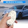QBUC for Hyundai Ioniq 6 Key Fob Cover,TPU 360 Degree