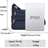 VOLGANIK ROCK RFID Purses for Women Fabric Nylon Multi Pocket