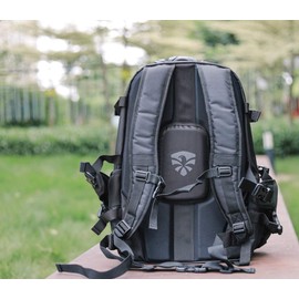 Portech Inline Skate Bag Roller Skate Backpack with Adjustable Straps, Daily Commute and Travel, Durable Black Large Backpack