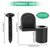 12 Pack 3/8 Inch Screen Clip, Window Screen Clip with