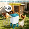 Meyoppm 2 Gallon Automatic Chicken Waterer with Precision Float Valve