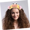 Healvian Cute Plush Spa Headband for Women Funny Cartoon Design