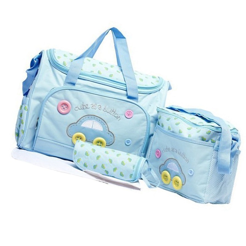 4pcs Multifunction Mommy Storage Bag Large Capacity Different Pockets Baby