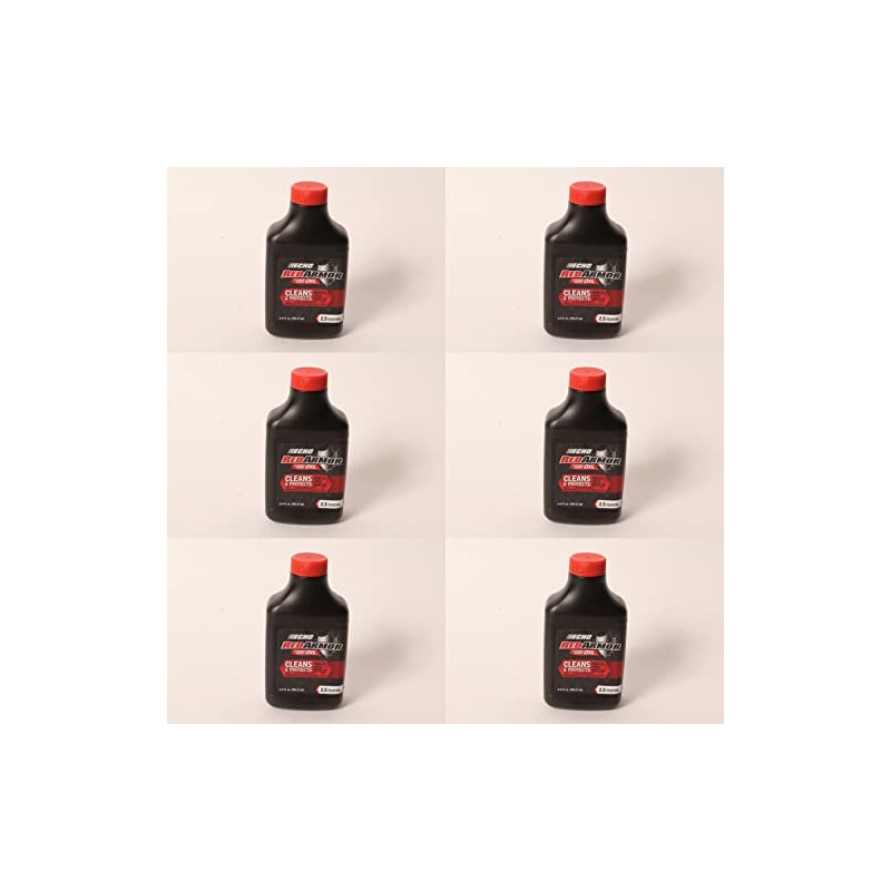 ECHO 6550025 PK6 Red Armor 6.4oz 2-Stroke Oil Mix, 2.5