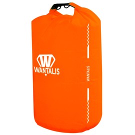 Wantalis Waterproof Polyester Bag | Completely Waterproof | Thermal Welded | Ultra Soft | With Carry Straps | 5L/10L/15L | 3 Colours, neon orange, Waterproof Backpack
