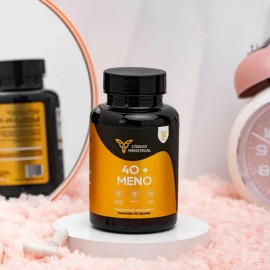 40+ Meno Soporte Para La Peri Y Menopausia CODIGO MENSTRAL 60 cápsulas Maca + Camote Silvestre + Black Cohosh + Isoflavonas de Soya