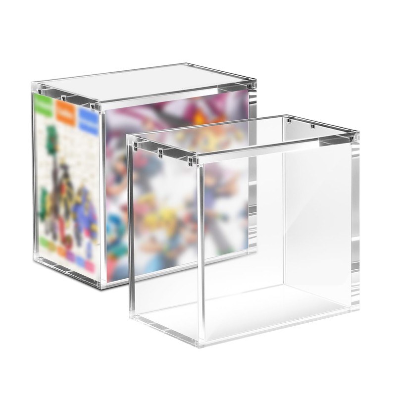 Acrylic PKMN Booster Box Case Display Stackable - 12 Strong