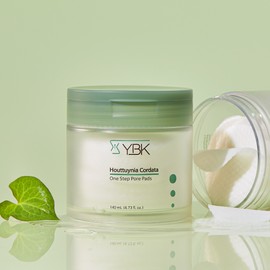 [1+1] YBK Houttuynia cordata One Step Pore Pad 140ml (60 sheets) / [1+1] 와이비케이 어성초 원스텝 포어 패드 140ml (60매)