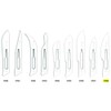 GIMA - Sterile Disposable Stainless Steel Blade No.24 Pack of