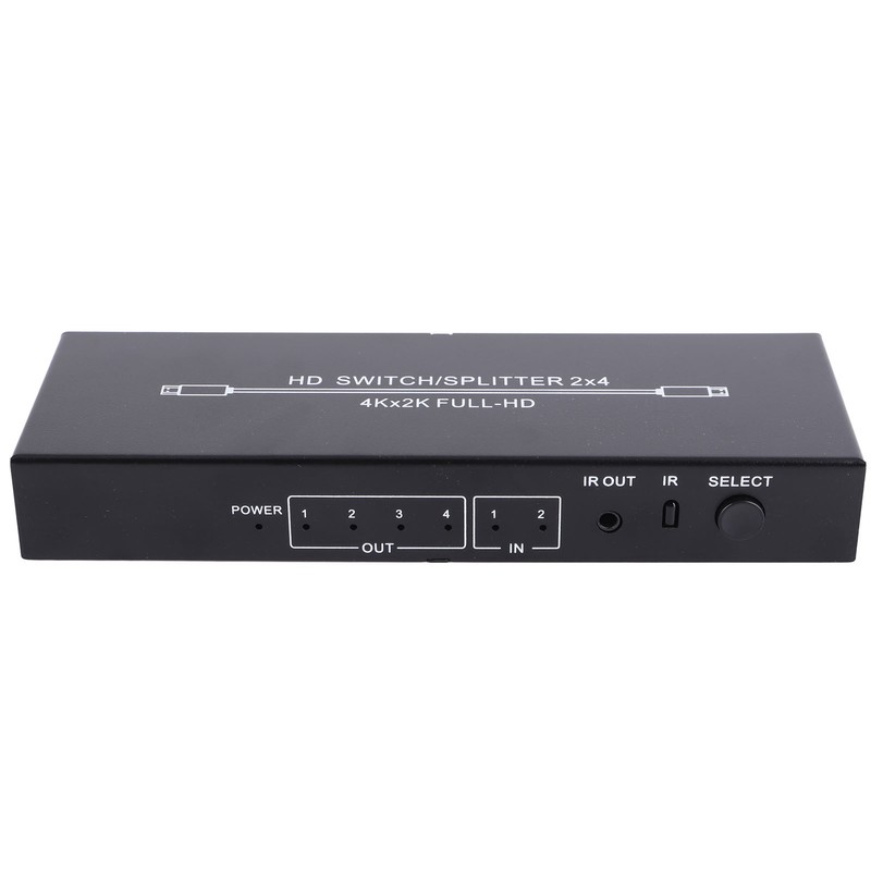 HD Multimedia Interface Splitter 2 in 4 Out 4K HD