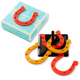 Brass Monkey 9780735382923 Giddy Up Tabletop Horseshoes Game, Multicoloured