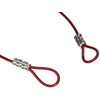 Brady Double Looped Lockout Cable - Plastic Coated Steel, 2'