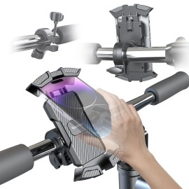 Esoulk Motorcycle Bike, Bicycle & Scooter Cell Phone Holder Mount For Smartphones