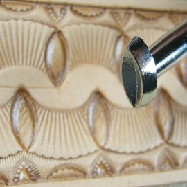 Undisclosed Leather Stamping Tool - #S625 Large Oval Seeder Stamp