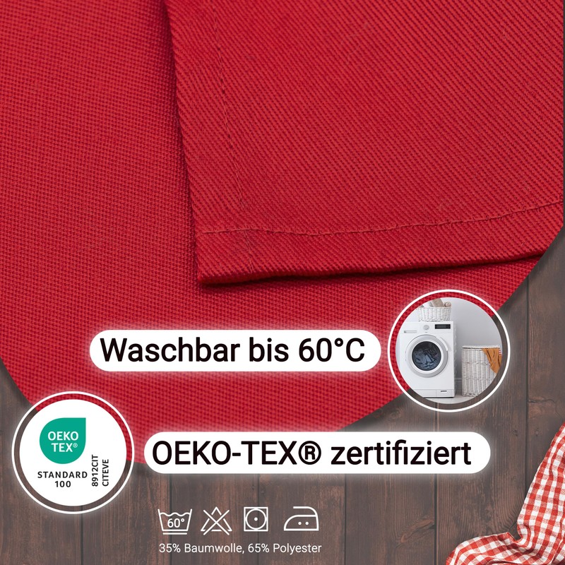 ZOLLNER Bistro Apron - Robust and Durable Front Pin in