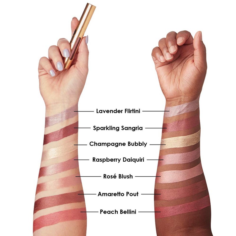 GrandeLIPS Plumping Liquid Lipstick, Metallic Semi-Matte, Raspberry Daiquiri