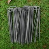 MySit 6" Garden Staples Landscape Stakes Ground Pins 100 Pack,
