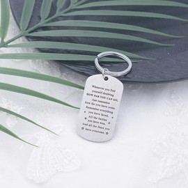 Daughter Son Spiritual Gifts for Granddaughter Grandson Inspirational Gifts for Friend Motivational Gifts for Boyfriend Girlfriend Christmas Gift for Boys Girls Keychain Gift for Women Men