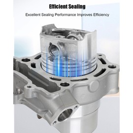 Engine Piston Kit Rings Pin Clips Standard Replace 13011-KN4-A61 13101-KN4-A60 Fit for Honda XR100R 2001-2003 CRF100F 2004-2013 NSF100 2006