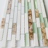 Hominter Beach Style Tile Real Seashell Conch Inside Lake Green