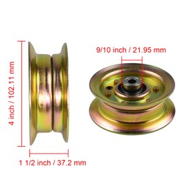 Congparts 532177968 Idler Pulley Compatible with Husqvarna GT 52XLS GTH 2248XPA GTH 2448T GTH 250 GTH 24V52LS GTH 27V48LS Compatible with Jonsered Models LT2119 LT2122 LT19A GT52F Replace 532193197