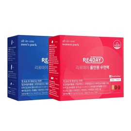 Lipoday all-in-one multipack couple package, 180 tablets, 1 piece / 리포데이 올인원 멀티팩 커플패키지, 180정, 1개