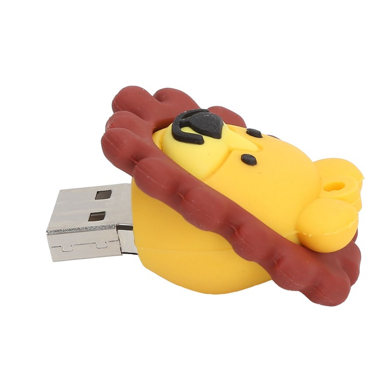 U Disk USB2.0 3 Dimensional Cute Lovely Lion Shape Data
