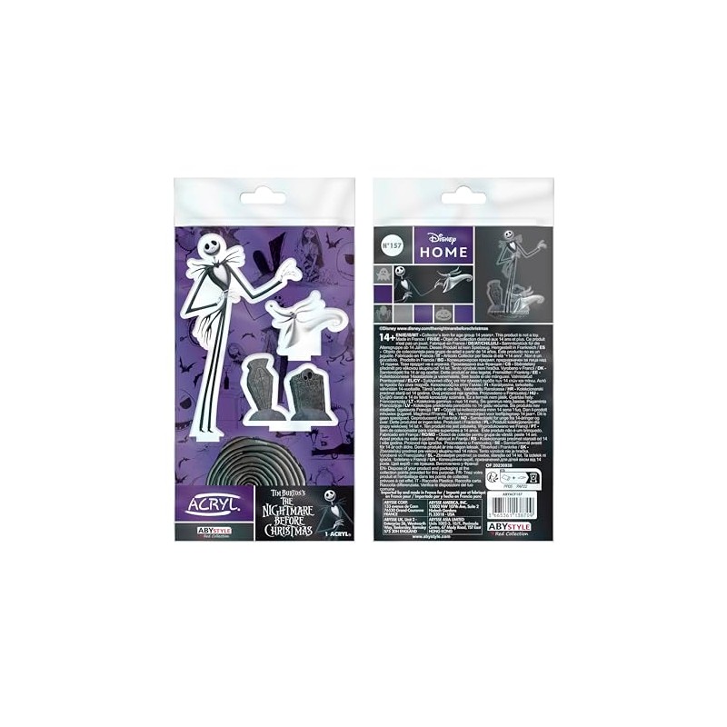 ABYSTYLE - Nightmare Before Xmas Acrylic Jack Skellington