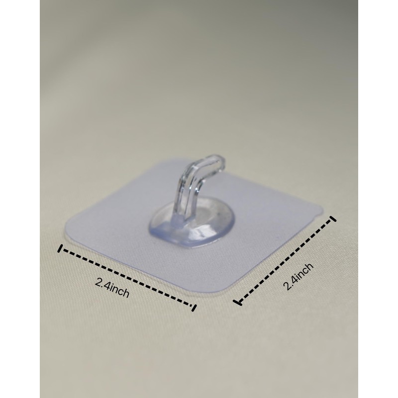 8*Large Size Adhesive Shelf Brackets with Double Row & 4*Adhesive