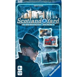 Ravensburger 22451 Scotland Yard, Gift Game for 2-4 Players, Strategy Game from 8 Years, Compact Format, Travel Game, Board Game