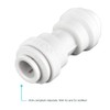 John Guest PP0412WP Push-fit Union Elbow, Push-to-Connect, 3/8 Inch OD