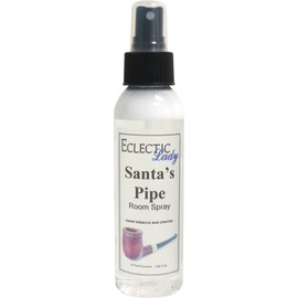 Santa's Pipe Room Spray (Double Strength), 4 Ounces, No Artificial Colors, Parabens, or Preservatives - Fragrant Aromatic Room Mist For Home, Room, Office
