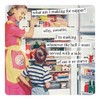 Anne Taintor Square Refrigerator Magnet - What Am I Making