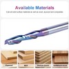 SpeTool 1/4 Inch Shank Up Cut Spiral Router Bit, 1-1/4