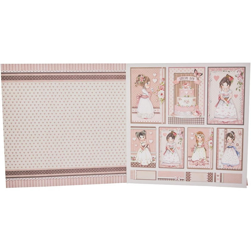 Stamperia SBBL67 paper pad 10 sheets 30.5 x 30.5 (12"