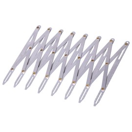 1 Pc Aluminum Adjustable Length Sewing Gauge Buttonhole Gauge Button Space Guide Quilting Equal Space Divider Button Sewing Tool