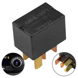 ozgram 12V A/C Relay, Air Conditioner Relay, Magnetic Clutch, Fog Power Window, Starter, 4 Pins, 4 Extremes