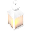 Lunartec Lantern with LED light: LED lantern with realistic flame