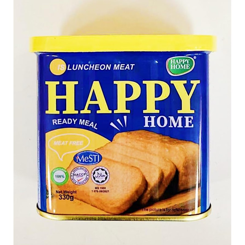 Home Luncheon Meat,Meat Free,Luncheon Daging Vegetarian,330g, Pack of 2 素食午餐肉