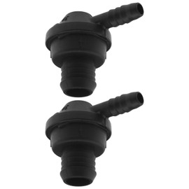 YINETTECH 2PCS Breather Hose One Way Check Valve Vent Pipe Valve Compatible with Fabia Octavia Rapid Roomster Superb Yeti Alt Cordoba Ibiza Leon 030103175B