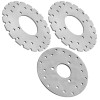 Caltric Front Rear Brake Disc Rotor fits Polaris Scrambler 500