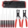 Keadic 10 Pcs Car Repair Tool Kit with Storage Bag,