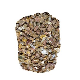 Crystals Rocks - Medium Chips - no powder - 2oz - 100% Crystal Life+LOVE! Cleansing Charging Forever! med2oz (Mustard Jasper)