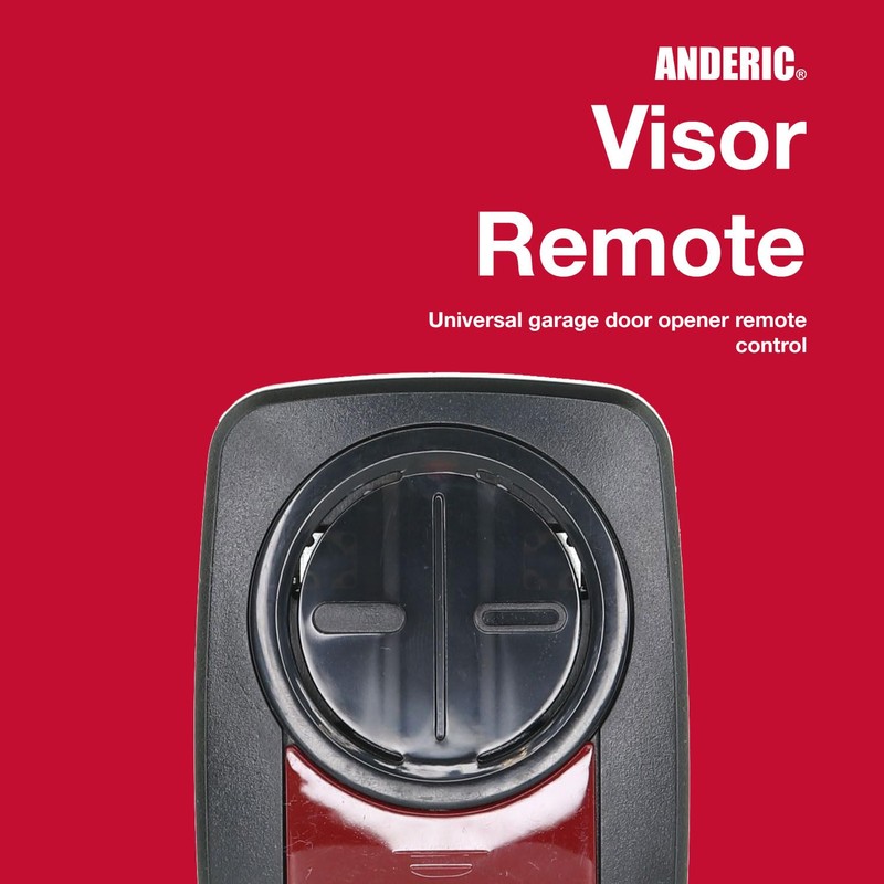 Anderic 375UT (2-Button) Universal Garage Door Opener Remote Control Compatible
